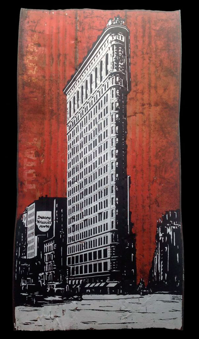 flatiron-obra-de-kike-ortega-con-tecnica-mixta-sobre-bidon